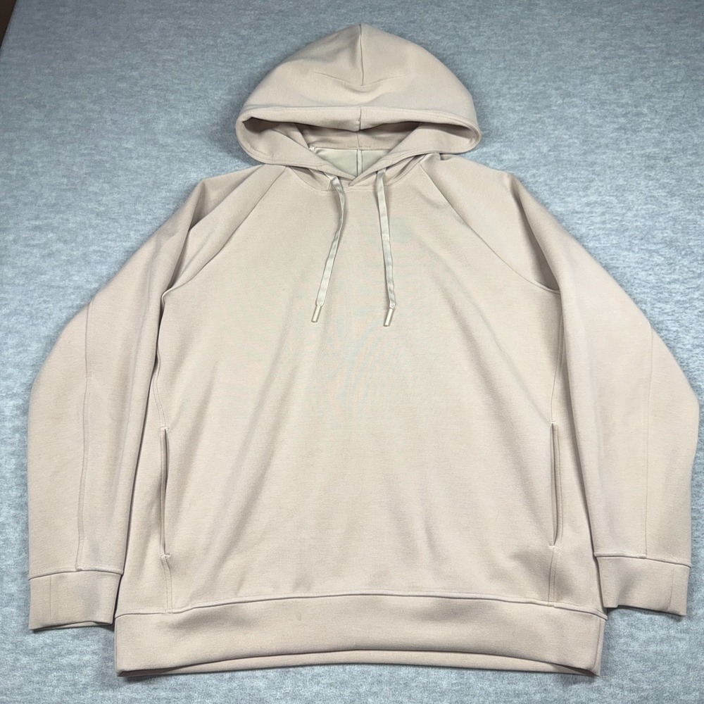Lululemon Smooth Spacer Classic-Fit Pullover Hoodie Mojave Tan Men's M 12874